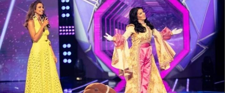 صورة توضيحية - سمية الخشاب مفاجأة الحلقة الثامنة من The Masked Singer