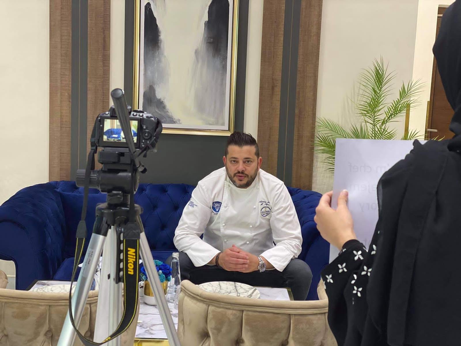 صورة توضيحية - مقابلة ة مع الشيف محمد نجم عبر إحدى القنوات التركية