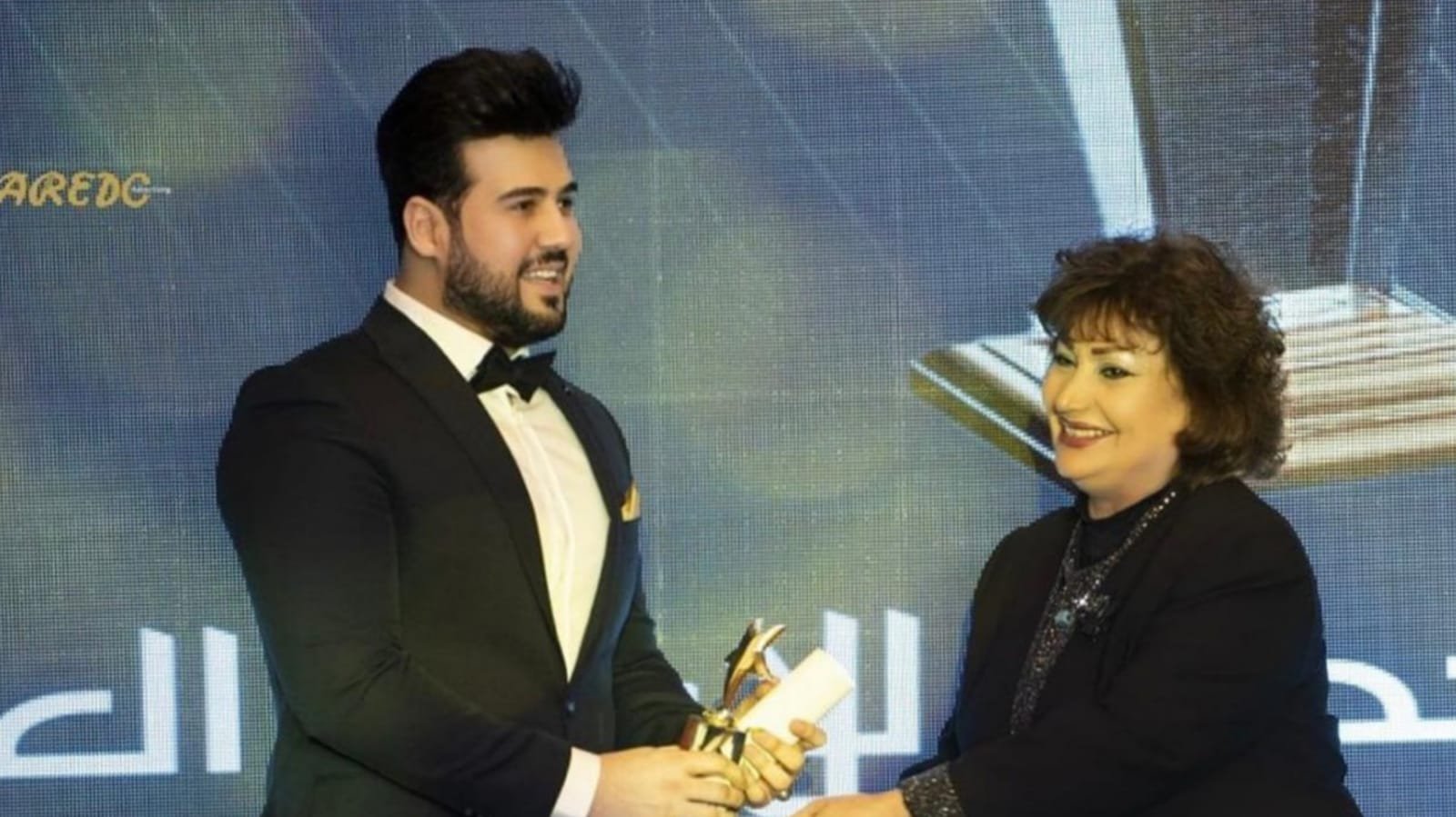 صورة توضيحية - Mhamad AlAmer مكرماً في مهرجان التميز و الإبداع