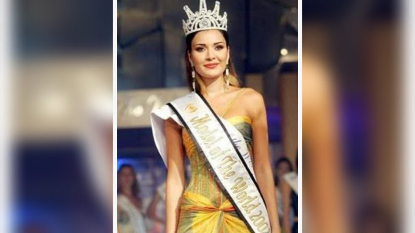 صورة توضيحية - نادرة لـ سيرين عبد النور يوم انتخبت ملكة جمال في مسابقة عالمية
