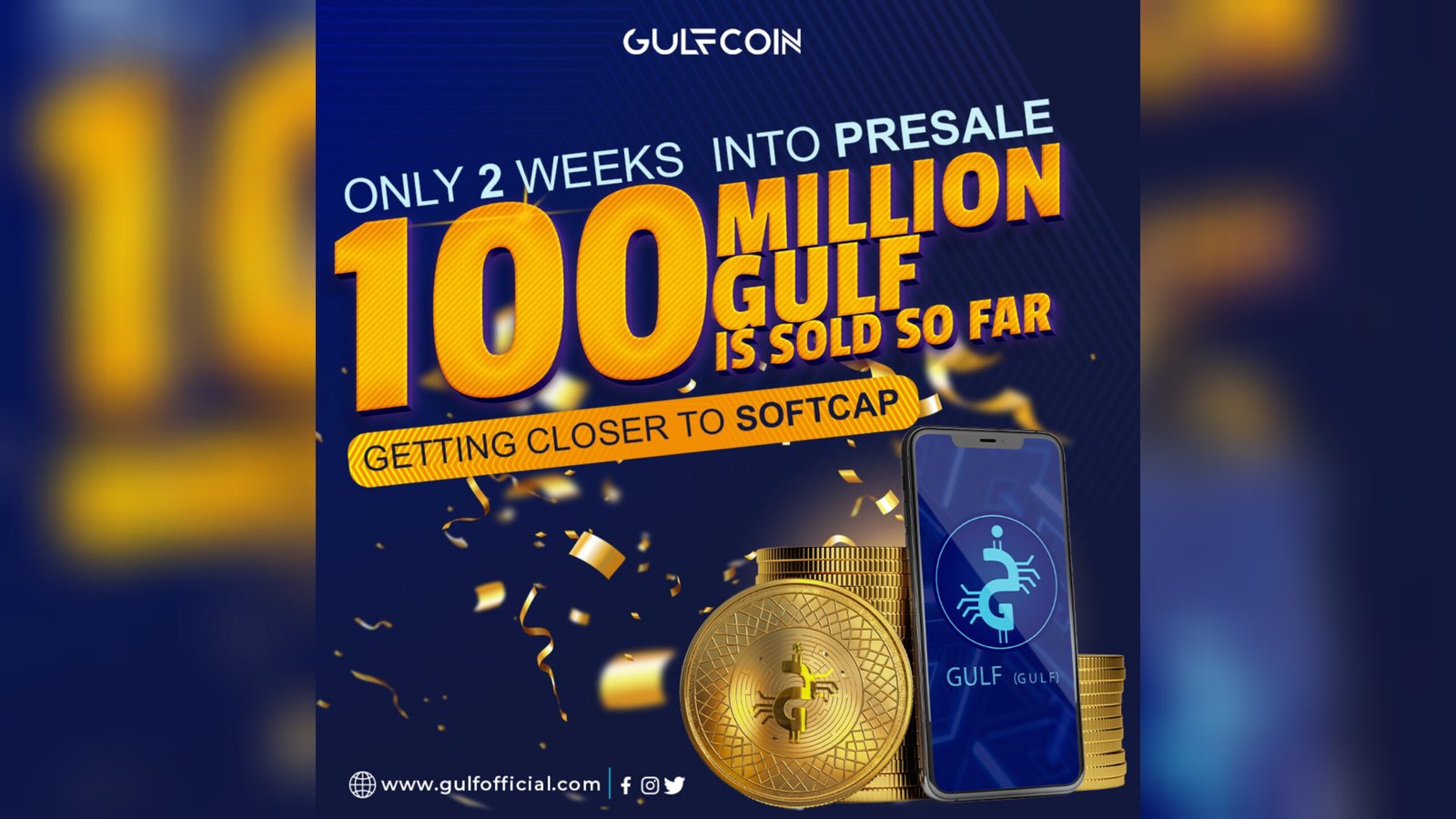 صورة توضيحية - رسميا جلف كوين تسجل مبيعات ١٠٠ مليون GulfCoin مع نهاية شهر آذار