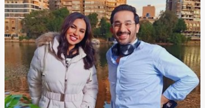 صورة توضيحية - نسرين أمين تشارك متابعيها ة لها برفقة أحمد حلمي من كواليس واحد تاني
