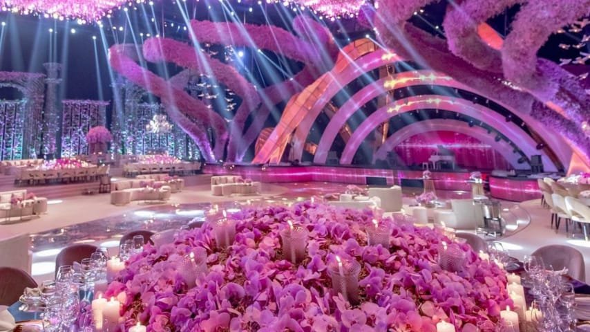 صورة توضيحية - شركة Baz Events تحدث بصمة في عالم تنظيم حفلات الزفاف الملكية