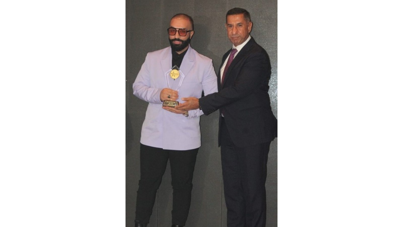 صورة توضيحية - سيف عامر يحصد جائزة أفضل نجم عراقي ضمن مهرجان AFDAL الدولي