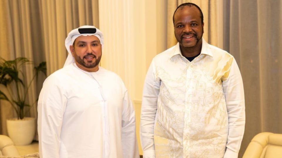 صورة توضيحية - منذر درويش يستقبل الملك مسواتي الثالث
