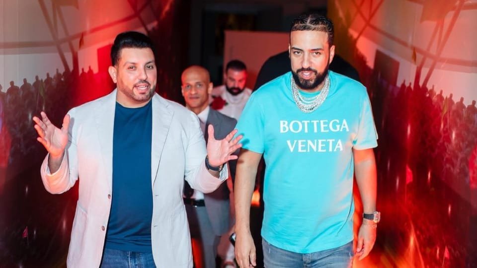 صورة توضيحية - مؤسس بلازو للضيافة منذر درويش يستقبل النجم العالمي فرنش مونتانا