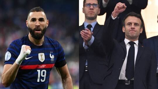 صورة توضيحية - رئيس فرنسا يدعو بنزيما إلى نهائي كأس العالم 2022