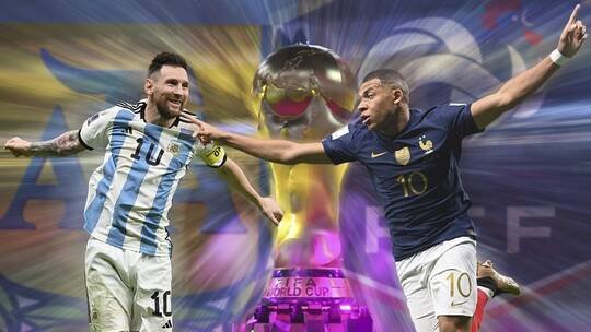 صورة توضيحية - الأرجنتين تتقدم على فرنسا في المباراة النهائية لكأس العالم